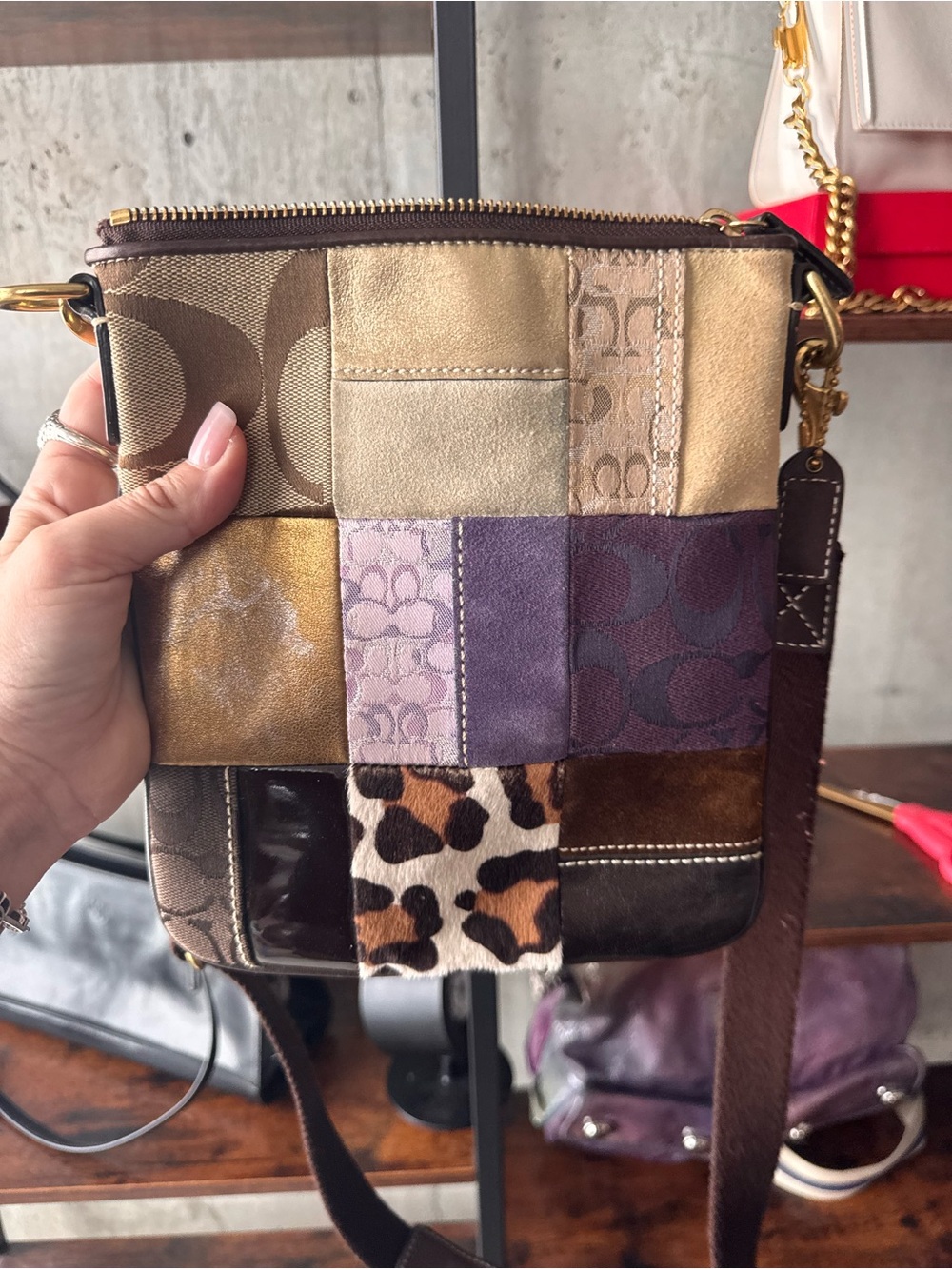 2006 Coach Patchwork Crossbody Bag